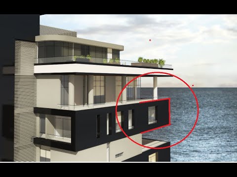 لقطة من فيديو Smart Design عن التحليل الإنشائي لكابولي خرساني طويل باستخدام جائز فيريندل